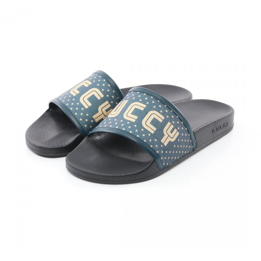 Gucci スライドサンダル 27cm (US 8) グッチ(GUCCI)グッチ インターロッキングGカットアウトスライド