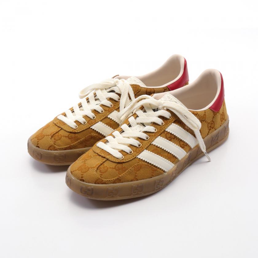 GUCCI・シューズ・GUCCI × adidas ガゼル GGキャンバス