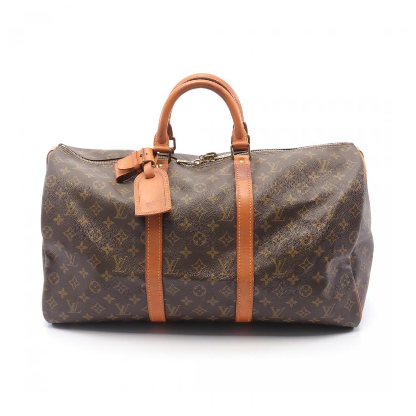 Louis Vuitton ボストンバッグ ブラウン50 中古・古着通販】LOUIS VUITTON (ルイ ヴィトン) キーポル50