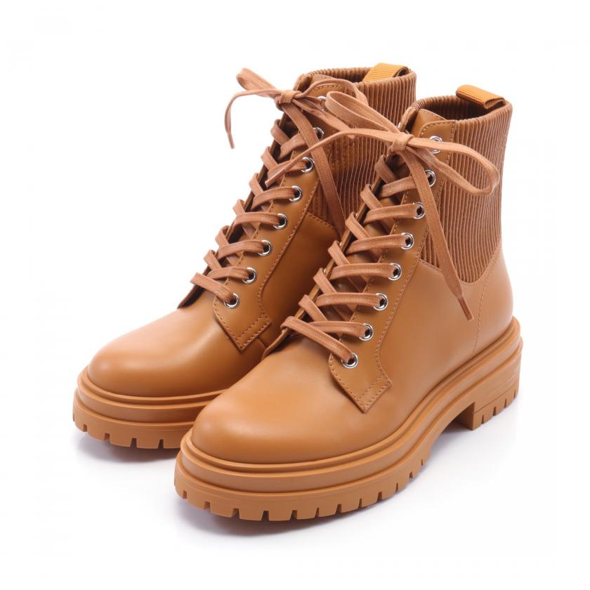 Gianvito Rossi・シューズ・MARTIS 20 ショート ブーツ レザー ライト