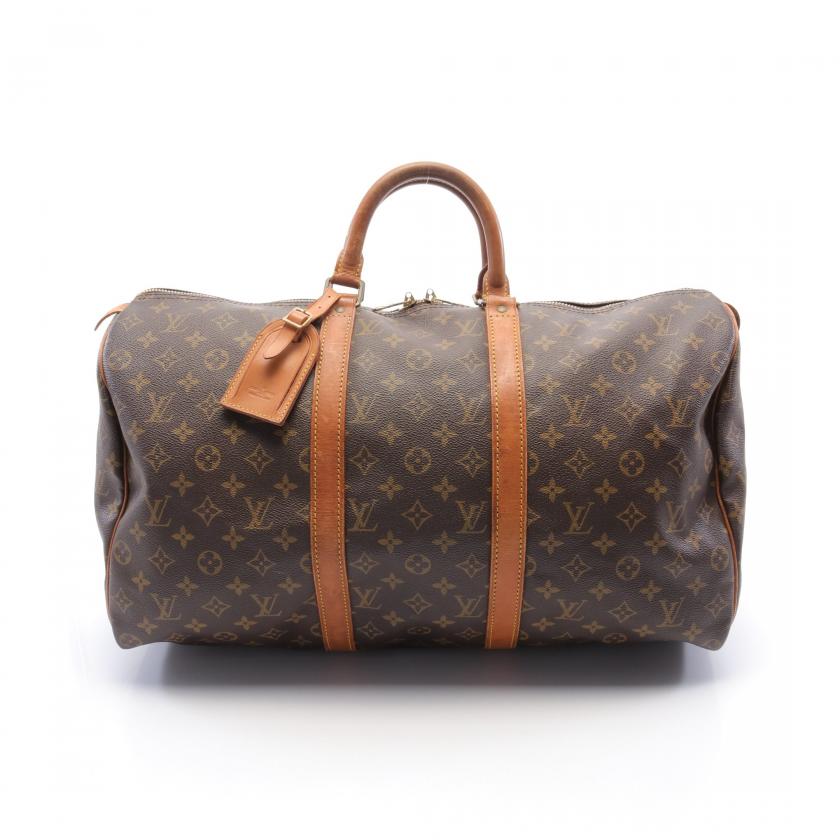 LOUIS VUITTON・バッグ・キーポル50 モノグラム ボストンバッグ PVC