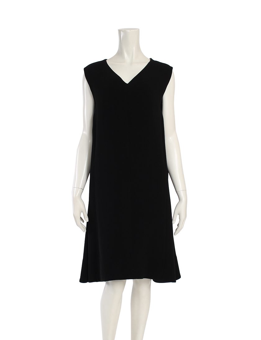 ドレステリア Dressterior サイドフレアストレッチワンピース 黒 ハイブランド ブランド専門の中古通販サイト
