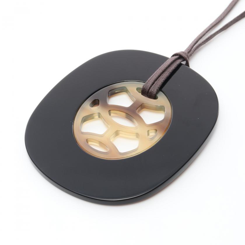 HERMES・アクセサリー・リフトGM ネックレス バッファローホーン