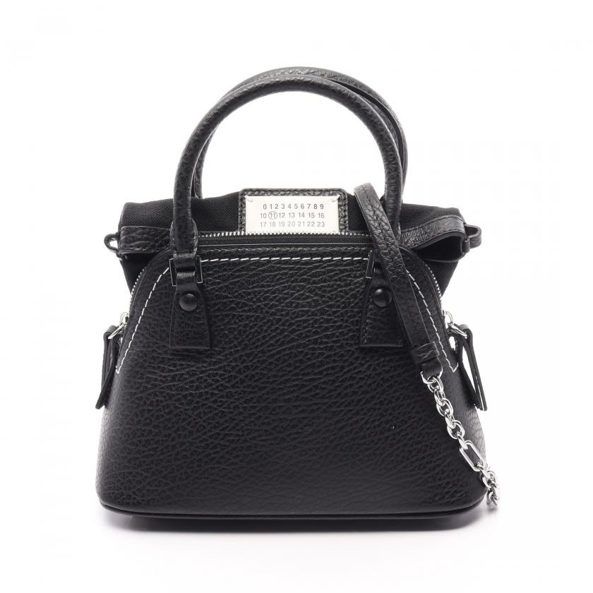 18ss Maison Margiela 11 2WAYレザーバッグ 5AC Maison Margiela 11・バッグ・5AC マイクロ ハンドバッグ レザー