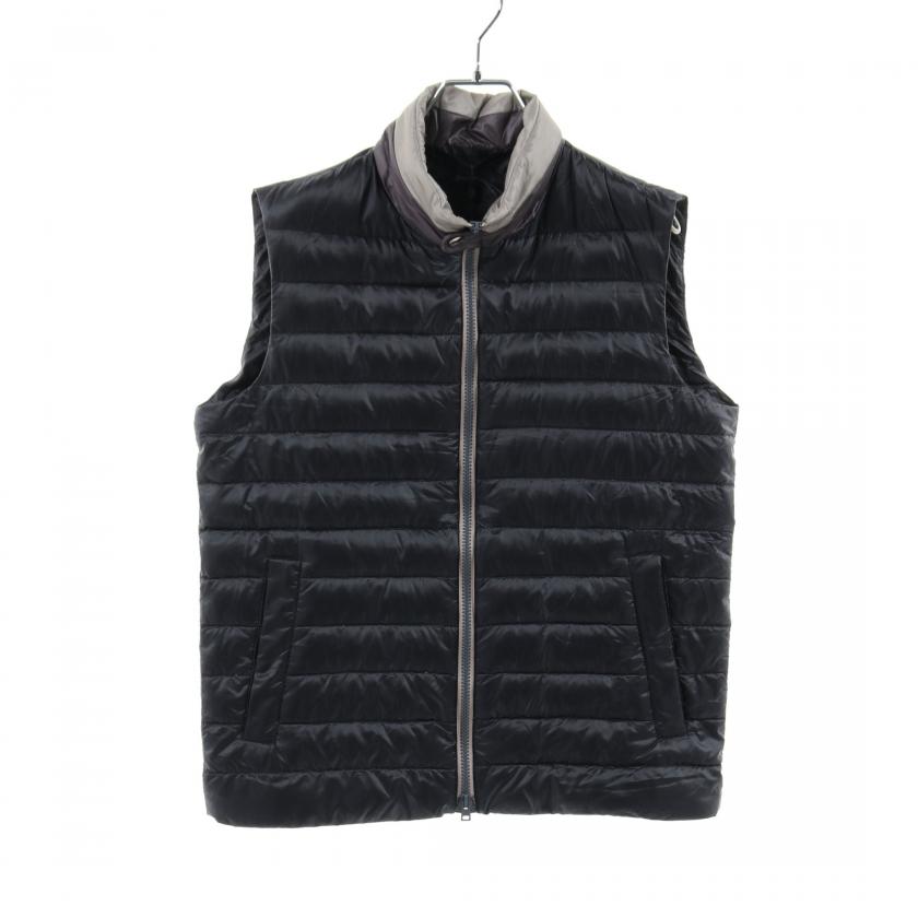 Herno ネイビー ダウンベスト HERNO DOWN VEST ヘルノ ダウンベスト（ダウンベスト）｜HERNO