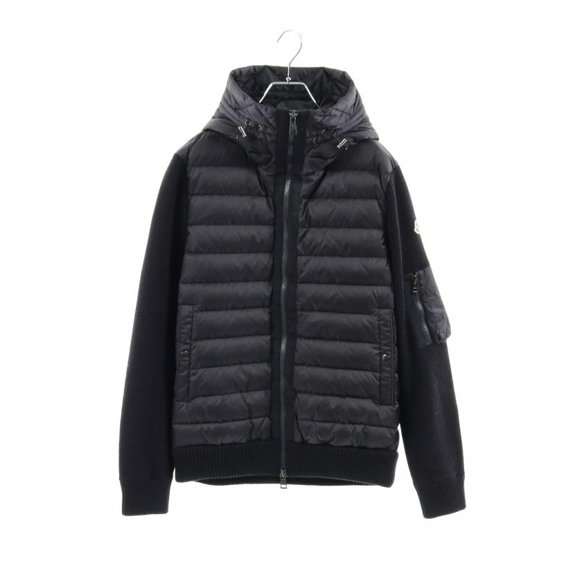 MONCLER・アウター・CARDIGAN ダウンジャケット ウール ダークネイビー
