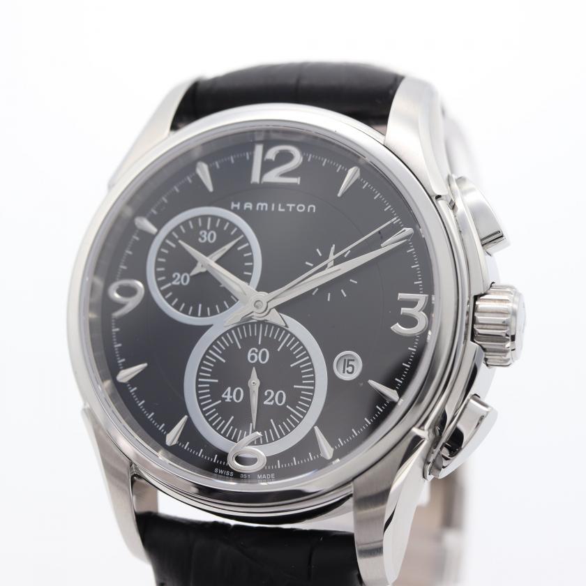 Hamilton・時計・ジャズマスター メンズ 腕時計 クオーツ SS レザー