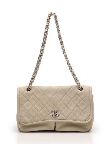 CHANEL・バッグ・マトラッセ チェーンショルダーバッグ ヌバックレザー