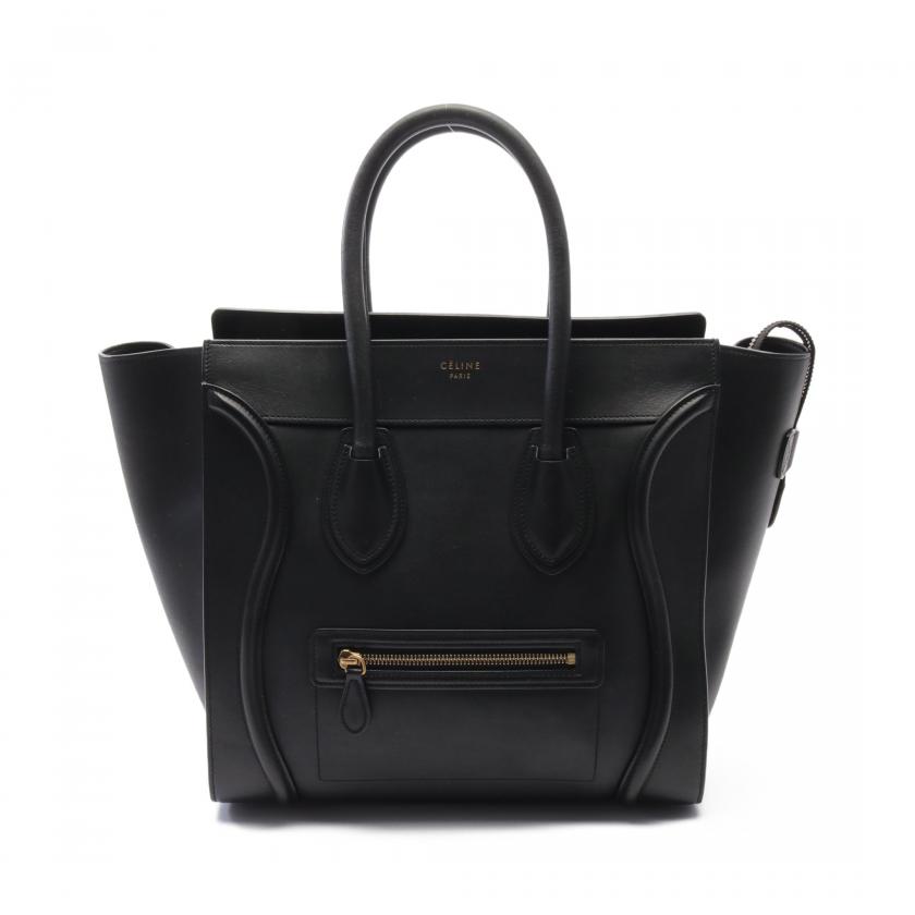 CELINE・バッグ・ラゲージ ミニショッパー ハンドバッグ レザー