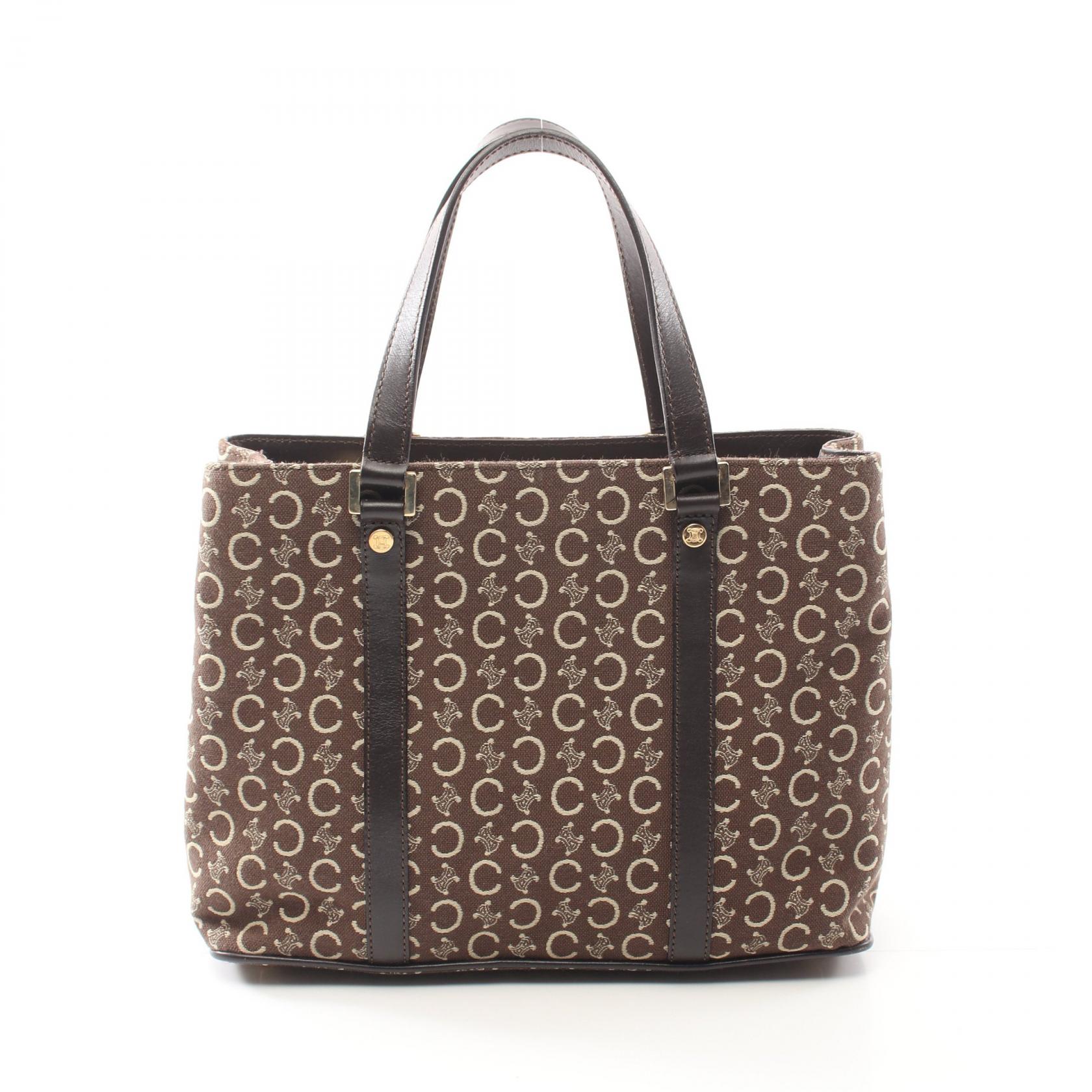 ☆希少☆セリーヌ CELINE オルロフ ハンドバッグ キャンバス Cサルキー