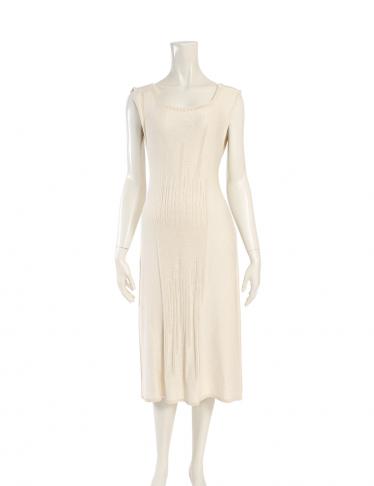 ミラショーン Mila Schon ニットワンピース ノースリーブ アイボリー ハイブランド ブランド専門の中古通販サイト