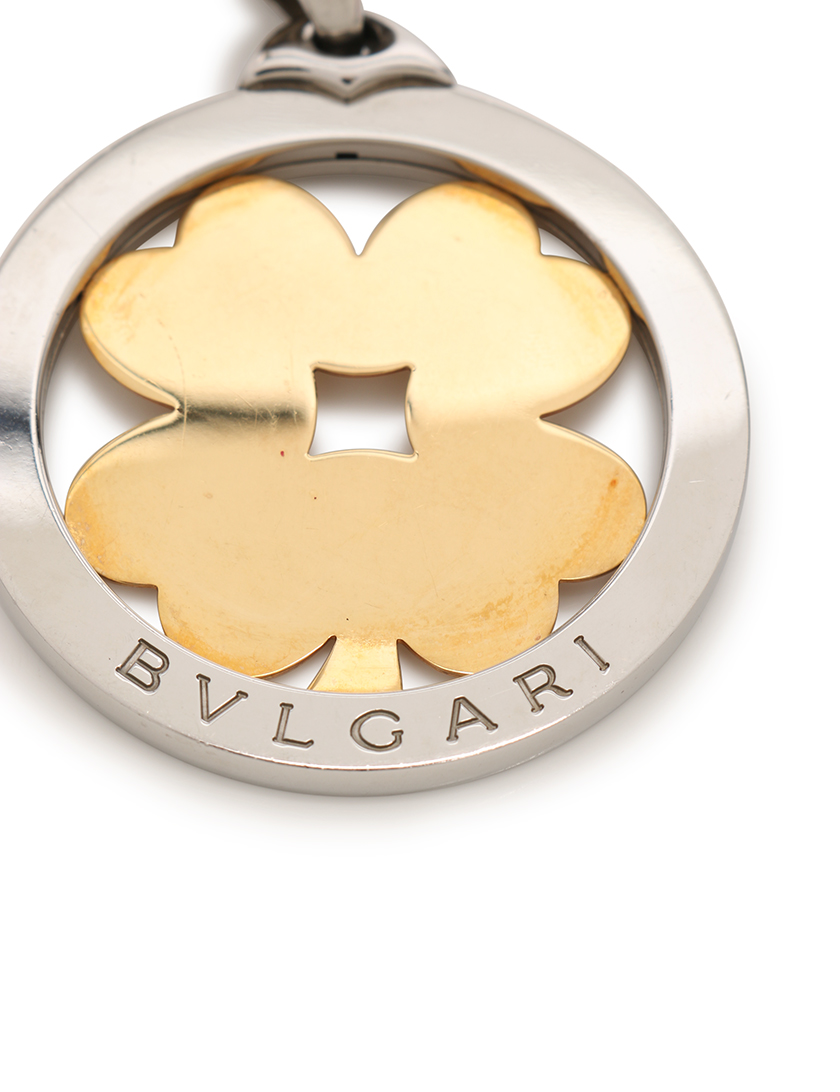 ブルガリ(BVLGARI)トンド|ペンダントトップ|クローバー|K18YG 【現金特価】 ブルガリ クローバーペンダントトップ ネックレス