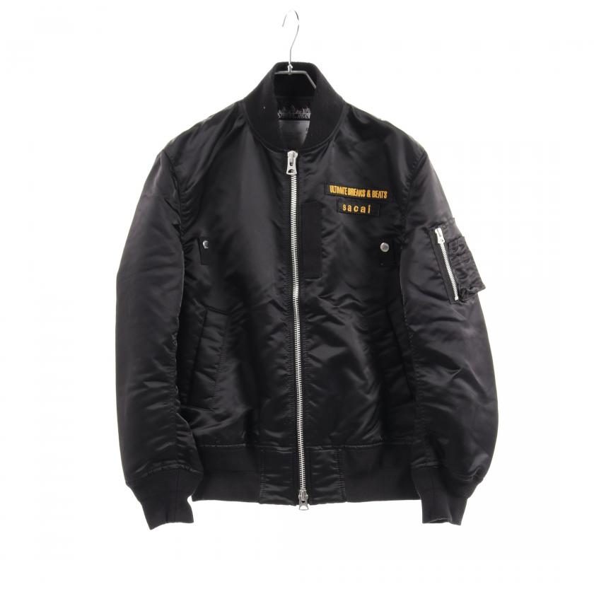 sacai・アウター・sacai × Ultimate Breaks & Beats ブルゾン ブラック sacai × Ultimate Breaks&Beats ボンバージャケット