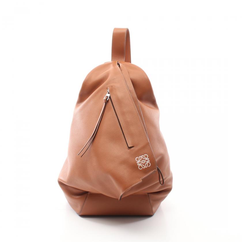 LOEWE・バッグ・ANTON アントン ワンショルダーバッグ レザー ブラウン