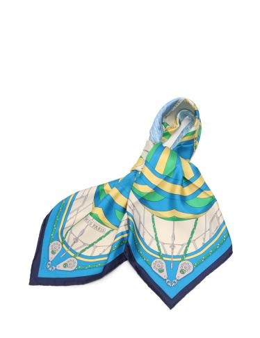 HERMES・財布・小物・カレ90 「SPINNAKERS」 スカーフ シルク