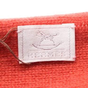エルメス Hermes ニットワンピース ベビーライン カシミヤ ピンクレッド キッズ ハイブランド ブランド専門の中古通販サイト