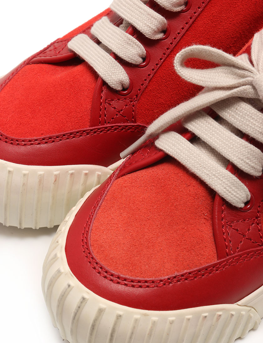 マークバイマークジェイコブス Marc By Marc Jacobs スニーカー スエード レザー 赤 ハイブランド ブランド専門の中古通販サイト