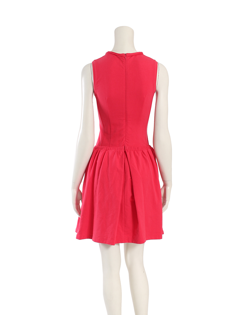 カルヴェン Carven ワンピース ノースリーブ コットン 赤 ハイブランド ブランド専門の中古通販サイト 1187