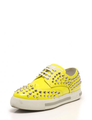 プラダリネアロッサ　エナメルシューズ[LFWL65961]