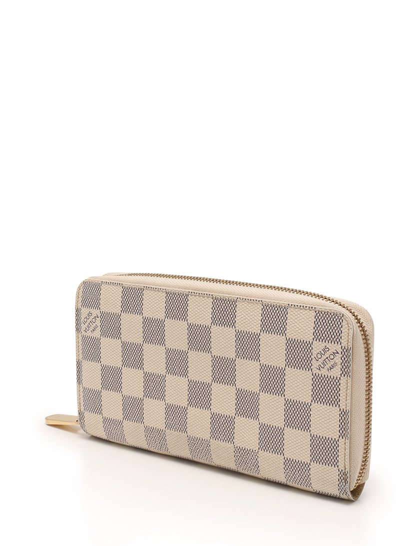 ルイヴィトン(LOUIS VUITTON)ジッピーウォレット|ラウンドファスナー長|財布|ダミエアズール||PVC||白|ハイブランド・ブランド専門の中古通販サイト(119194)