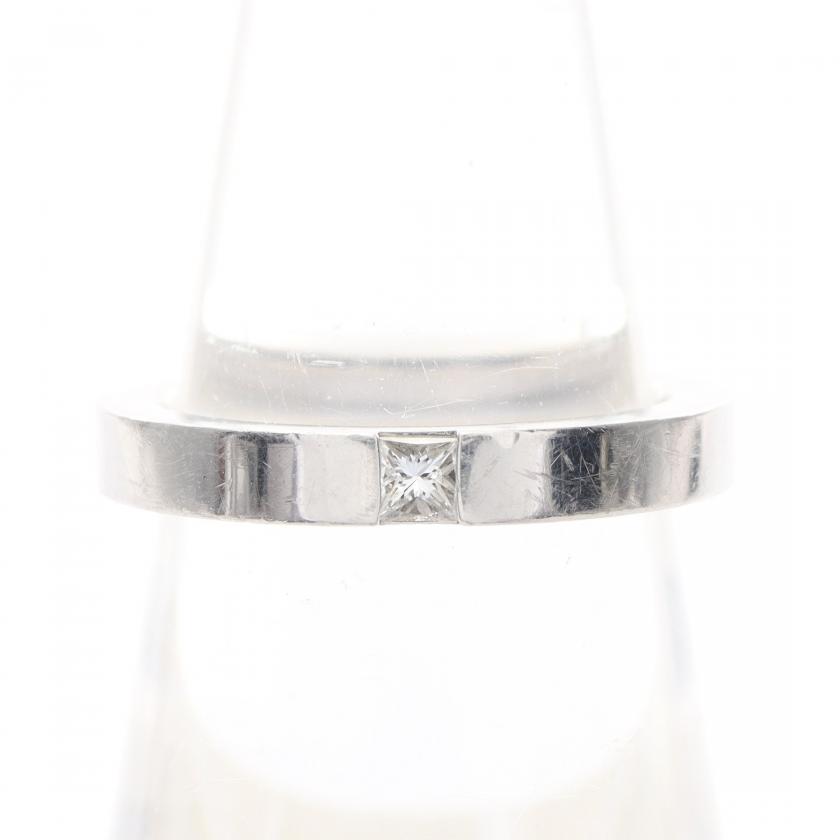 Harry Winston・アクセサリー・プリンセスカット マリッジ リング 指輪 PT950 ダイヤモンド プラチナ