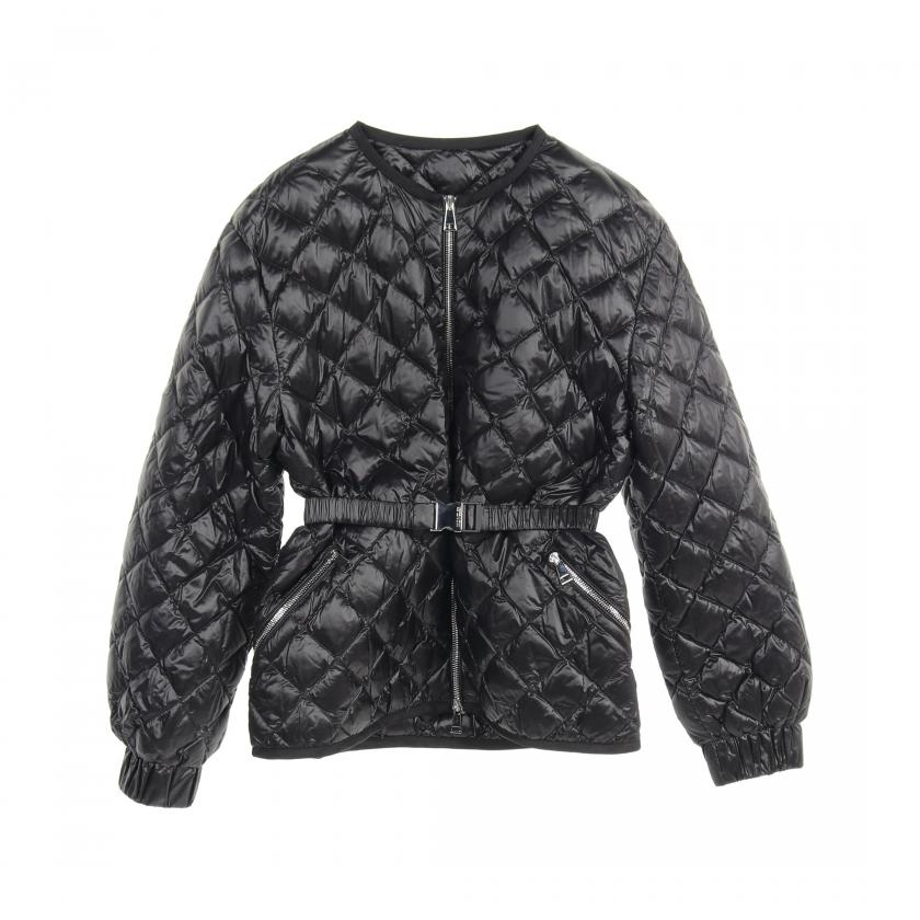 MONCLER PREMIERE ベルト付き ダウンジャケット ブラック MONCLER