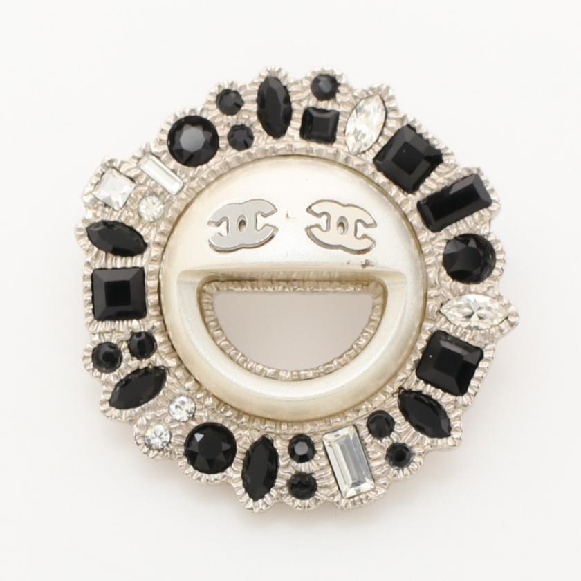 k*I様 【美品】CHANEL ブローチ　ココマーク　パール　ラインストーン CHANEL シャネル ココマーク ピン ブローチ ストーン パール