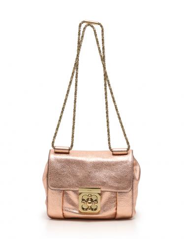 Chloe・バッグ・エルシー ショルダーバッグ チェーンショルダー レザー 