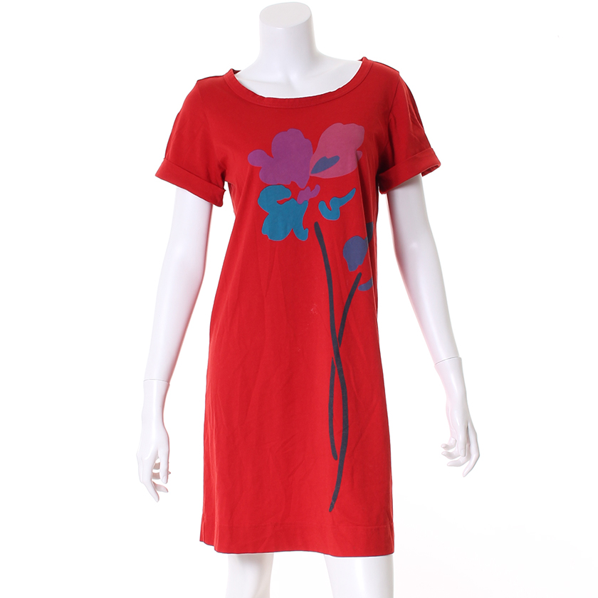 マークバイマークジェイコブス Marc By Marc Jacobs ワンピース ルビーレッド ハイブランド ブランド専門の中古通販サイト 4226