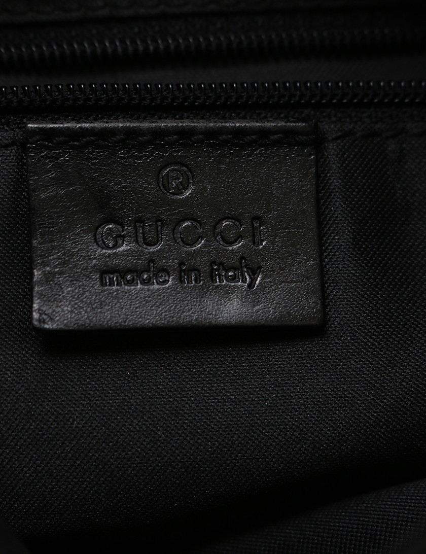 グッチ(GUCCI)ワンショルダーバッグ|GG柄||スエード|レザー|黒|ハイブランド・ブランド専門の中古通販サイト(132795)