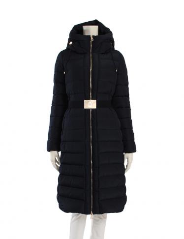 モンクレール Moncler Imin イミン ダウンコート ベルト付き ネイビー ハイブランド ブランド専門の中古通販サイト