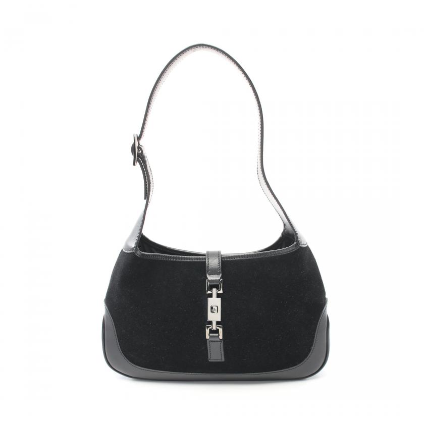 GUCCI・バッグ・ジャッキー ワンショルダーバッグ スエード レザー