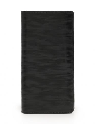 LOUIS VUITTON(ルイヴィトン)ポルトフォイユ ブラザ 二つ折り 長財布 エピ レザー 黒|中古ブランド通販のRECLO