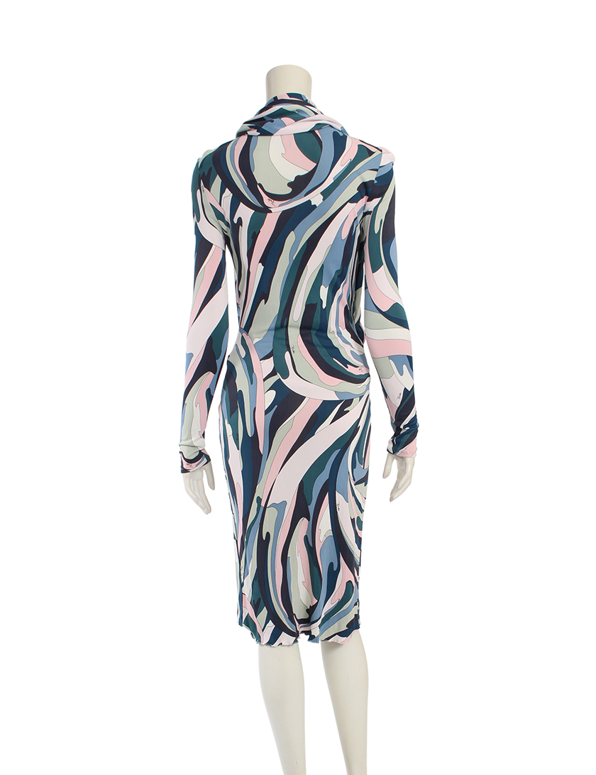 エミリオプッチ Emilio Pucci ワンピース プッチ柄 ピンク 黒 水色 黄緑 ハイブランド ブランド専門の中古通販サイト 1325