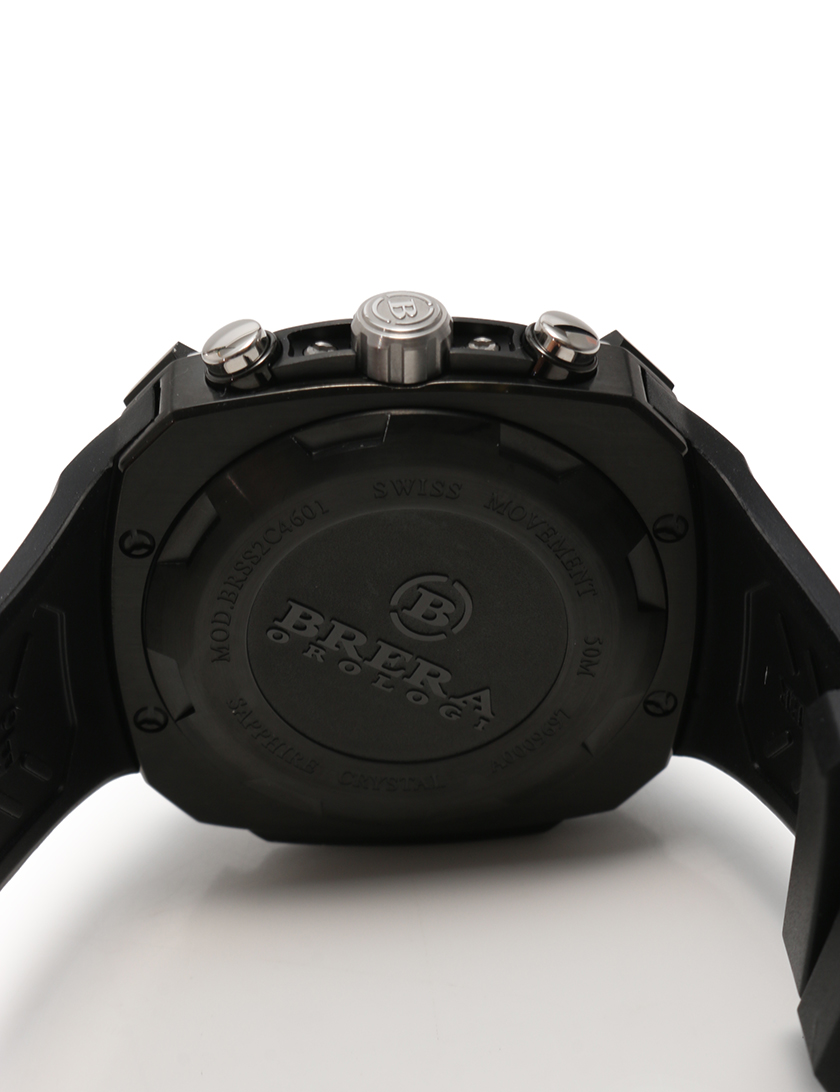ブレラオロロジ Brera Orologi スーパースポルティーボ スクエア クオーツ 腕時計 メンズ 黒 ハイブランド ブランド専門の中古通販サイト