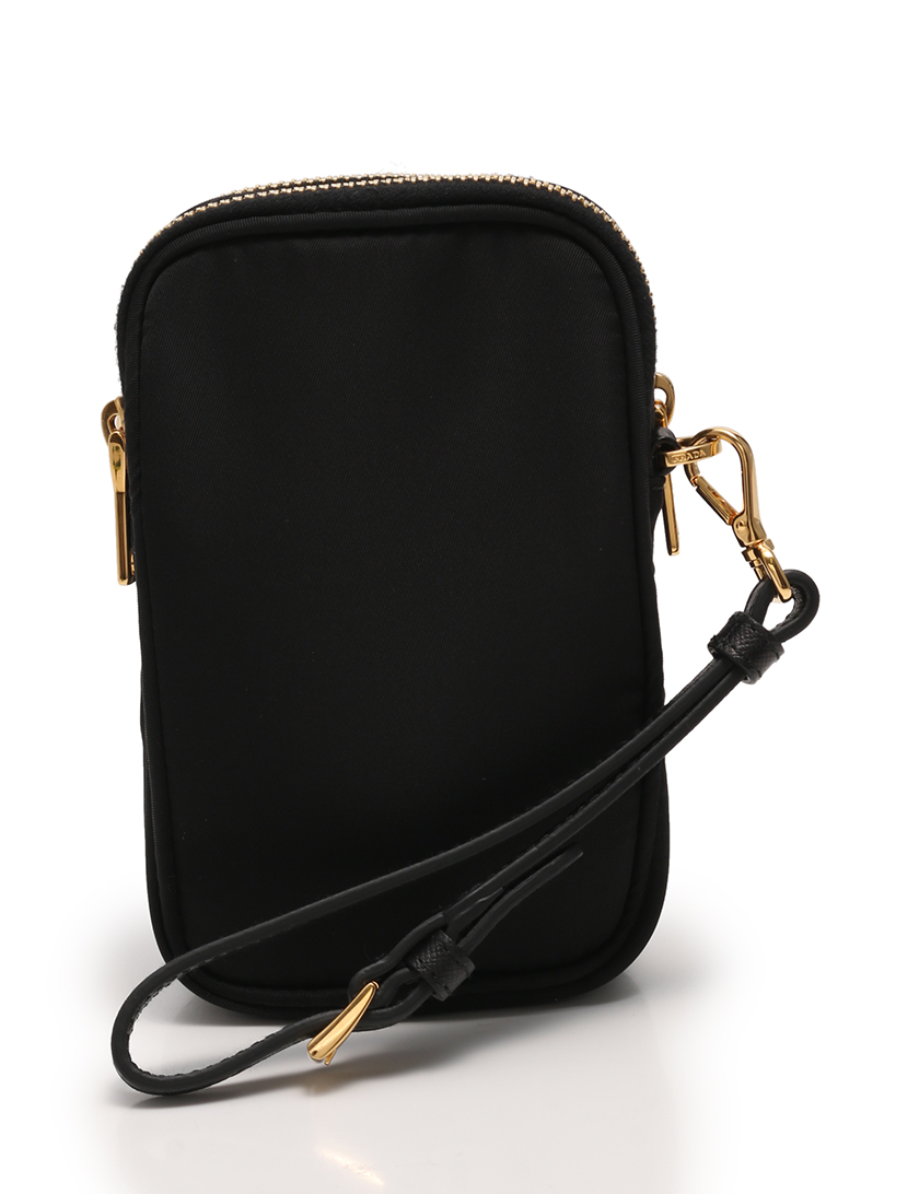 プラダ(PRADA)|ポーチ||ナイロン|黒|ゴールド|ハイブランド・ブランド専門の中古通販サイト(142751) プラダ(PRADA)|ポーチ||ナイロン|黒|ゴールド|ハイブランド・ブランド専門の中古通販サイト(142751)