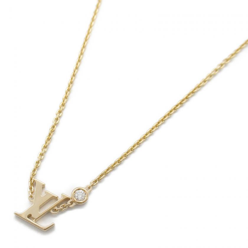LOUIS VUITTON・アクセサリー・パンダンティフイデールブロッサムネックレス ネックレス K18PG（ピンクゴールド） ダイヤモンド クリア