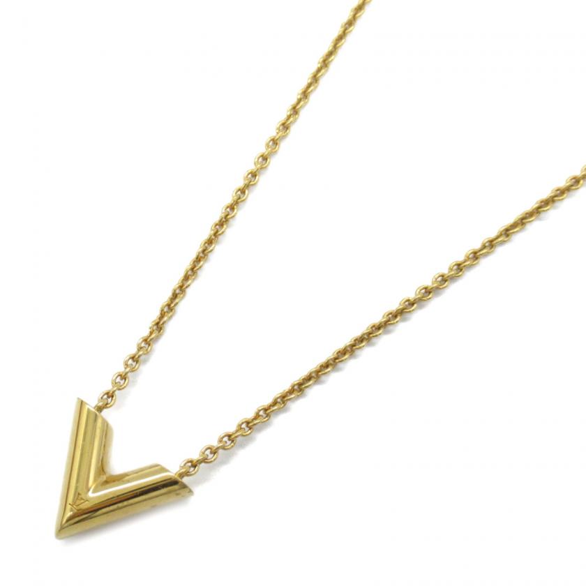 LOUIS VUITTON・アクセサリー・ネックレス・エセンシャルV ネックレス GP（ゴールドメッキ） ゴールド