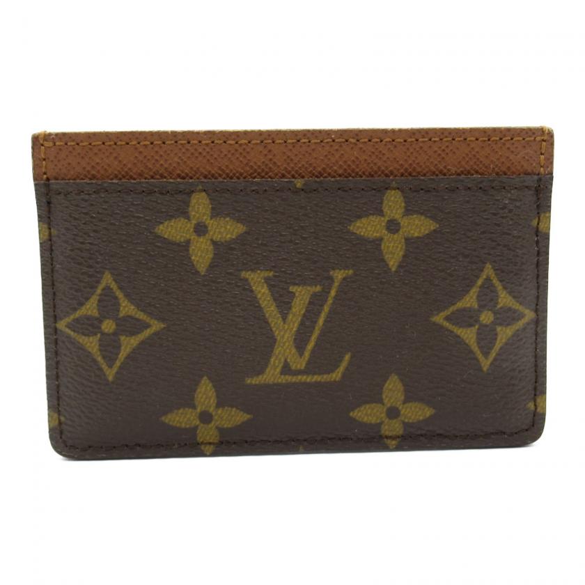 LOUIS VUITTON・財布・小物・ポルトカルト・サーンプル カードケース カードケース PVCコーティングキャンバス モノグラム ブラウン
