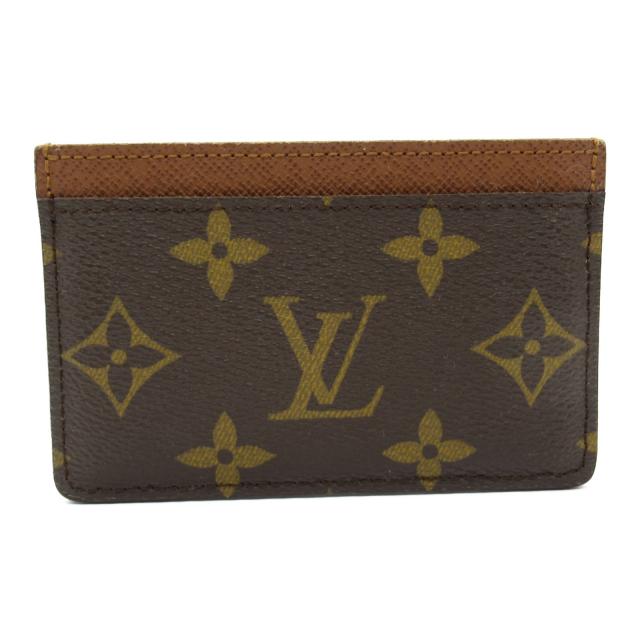 LOUIS VUITTON・財布・小物・ポルトカルト・サーンプル カードケース カードケース PVCコーティングキャンバス モノグラム ブラウン
