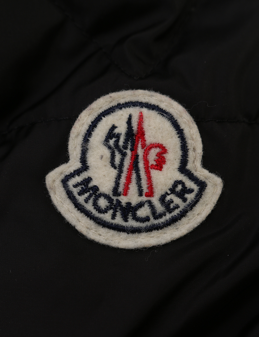 モンクレール Moncler Serry ダウン コート ペプラム ナイロン 黒 ハイブランド ブランド専門の中古通販サイト