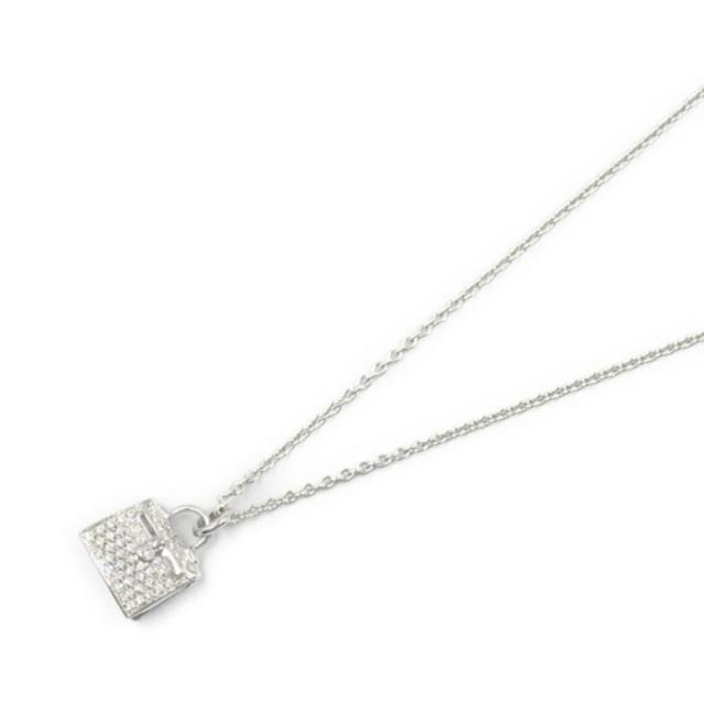 HERMES・アクセサリー・ケリーダイヤネックレス ネックレス K18WG（ホワイトゴールド） ダイヤモンド クリア