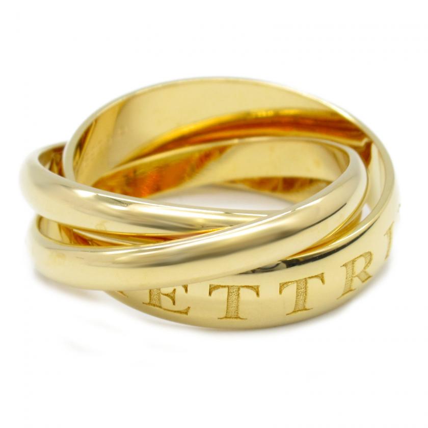 Cartier・アクセサリー・トリニティリング 1998年X'mas限定 リング 指輪 K18（イエローゴールド） ゴールド
