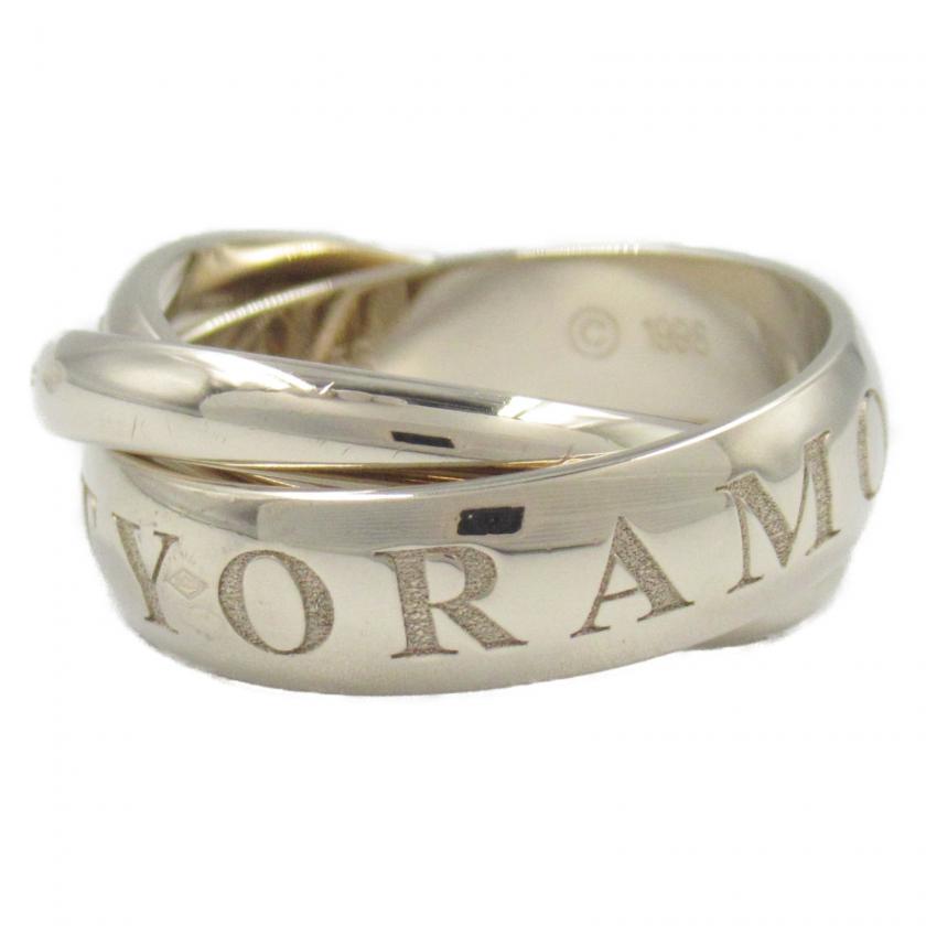 Cartier・アクセサリー・トリニティリング リング 指輪 K18WG（ホワイトゴールド） シルバー