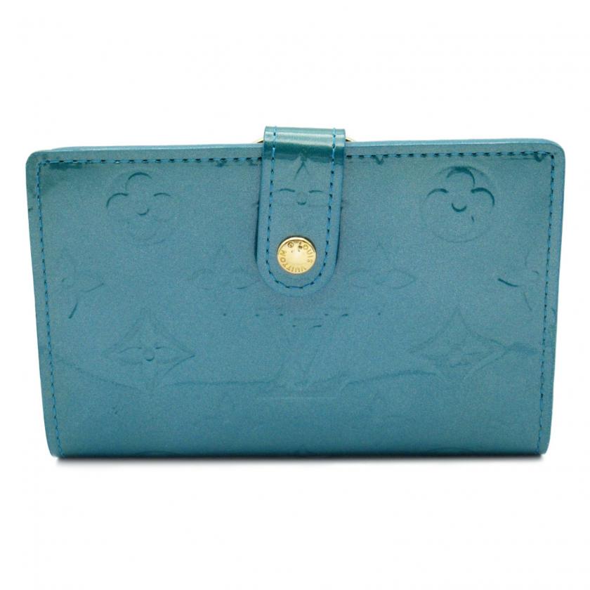LOUIS VUITTON・財布・小物・ポルトフォイユ・ヴィエノワ がま口財布 二つ折り財布 エナメル ヴェルニ ブルー ブルーギャラクティック