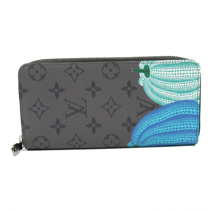 LOUIS VUITTON・財布・小物・LV×YK ジッピーウォレット・ヴェルティカル ラウンド長財布 ラウンドファスナー長財布 PVCコーティングキャンバス モノグラム・エクリプスリバース グレー