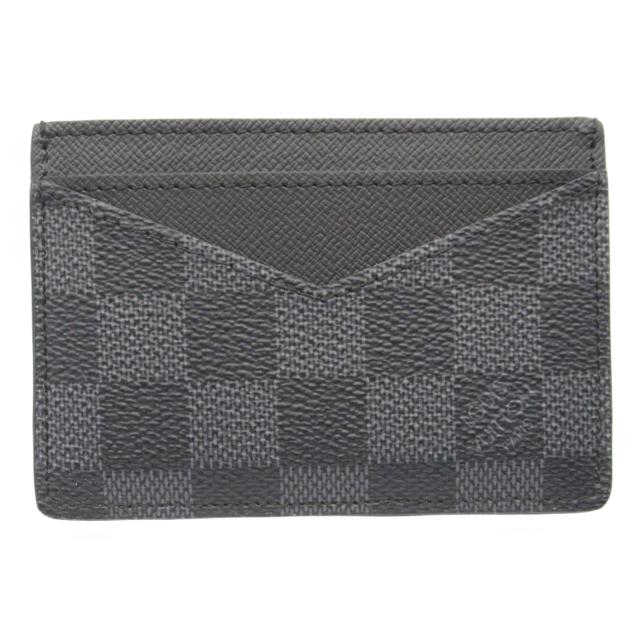 LOUIS VUITTON・財布・小物・ネオ・ポルトカルト カードケース カードケース PVCコーティングキャンバス ダミエ・グラフィット ブラック