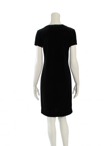 グッチ Gucci ベロア ワンピース ロゴ 黒 ハイブランド ブランド専門の中古通販サイト