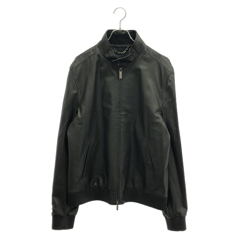 Brioni・アウター・ジャケット ジャケット レザー ブラック