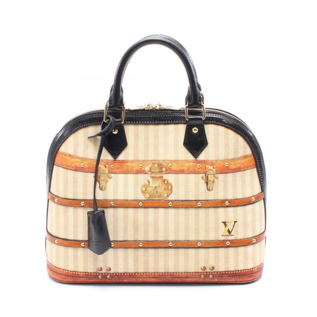 LOUIS VUITTON・バッグ・アルマPM トロンプルイユ ハンドバッグ PVC レザー ベージュ ブラック マルチカラー